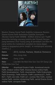 May 04, 2016 · filmcinema21 salah satu cinema21 dari situs nonton movie online sama seperti indoxxi, lk21, layarkaca21, bioskop keren, dan nonton film online lainnya.filmcinema21 menyediakan nonton drama korea, nonton film indonesia, nonton streaming, nonton anime, nonton tv online, nonton film semi, nonton drakor, nonton basket, nonton bola, sehingga cinema21 bioskop online ini disebut sebagai dewa nonton. Faith Drama Korea Updated Their Faith Drama Korea Facebook