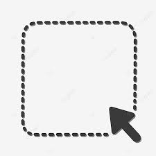 Gray Dotted Box Click Button Gray Dotted Line Arrow Png Transparent Clipart Image And Psd File For Free Download Halftone Dots Dots Clip Art