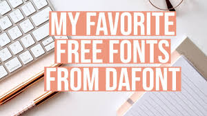 Download free da font fonts for windows and mac. My Favorite Free Fonts From Dafont Youtube
