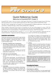 Check spelling or type a new query. Scansoft Pdf Create 3 Quick Reference Manual Pdf Download Manualslib