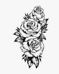 Small rose tattoo ideas and designs for women and men. Great How To Draw Rose Tattoo Old School Inspiration Old School Rose Tattoo Drawing Hd Png Download Transparent Png Image Pngitem