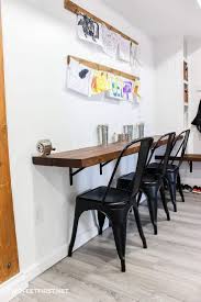 How To Build A Floating Desk In 2020 Floating Desk Home Office Design Diy Kids Desk