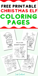 38+ santa and elf coloring pages for printing and coloring. Free Elf Coloring Pages Cassie Smallwood