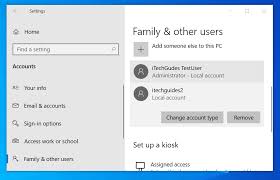 Select family & other users (or other users, if you're using windows 10 enterprise). Add Local User Windows 10 How To Add A Local User In Windows 10