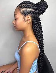 40 Stylish Protective Hairstyles Protectivehairstyles Natural Hair Styles Braided Hairstyles Box Braids Styling