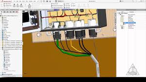 Solidworks Electrical Routing Microbrew Example Youtube