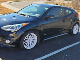 Find all of our 2013 hyundai veloster reviews, videos, faqs & news in one place. 2013 Hyundai Veloster Turbo With 18x8 5 Versus Racing Vs24 And Centennial 215x40 On Stock Suspension 1386494 Fitment Industries