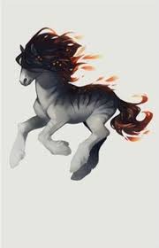 Horse Fire Mythical Creatures Art Horse Drawings Animal Art