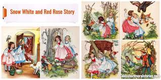 They had a gorgeous daughter with black hair and fair skin and her name was snow white. Snow White And Rose Red Short Story With Pictures