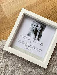 Best friends gift picture frame personalized. Best Friend Photo Frame Best Friend Gift Birthday Gift Long Distance Gift Gifts For Friends Picture Frames Personalized Gifts Craft Supplies Tools Photography Kromasol Com