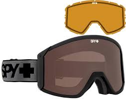 spy raider bronze snowboard ski goggles m l matte black