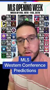 Who will rise to the top??!! #MLS Western Conference predictions! #mls2024  #lafc #seattlesounders #lagalaxy #stlouiscitysc #majorleaguesoccer #soccer  #usmnt #football #futbol #messi #portlandtimbers ...