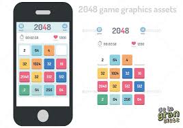 2048 Game Style Gui Assets 2048 Game Button Game Games