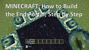 Minecraft How To Build The End Portal Minecraft Minecraft Birthday Party Minecraft Birthday