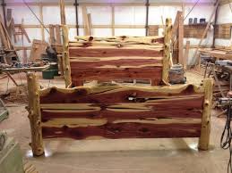Rustic Cedar Bed Cedar Furniture Wood Bed Frame Cabin Furniture