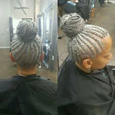 Black And Grey Braids Hairstyles Instagram Photo By Lovinmygrayhair Jul 22 2016 At 11 21am Utc Grey White Hair Grey Hair Braids Beautiful Gray Hair