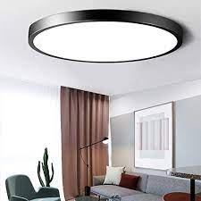 Amazon Com Led Ceiling Lights 36w 15 7 Inch Round Modern Ceiling Lamp Flush Mount Lighting Fix Chandelier In Living Room Indian Living Rooms Chandelier Design