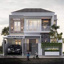Denah rumah minimalis 2 lantai dengan bukaan maksimal. Kumpulan Desain Rumah Lantai 2 Dengan Konsep Modern Yang Trend Tahun Ini Homeshabby Com Design Home Plans Home Decorating And Interior Design