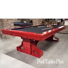 Made From Steel Less Traditional Looking Table Obviously But Could Potentially Work With Room Pool Table Custom Pool Tables Diy Pool Table