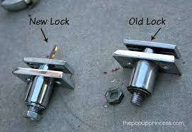 You will use the pick to push the pins up and out of the way. Replace The Lock On Your Pop Up Camper Stepper Door Without Hiring A Repairman The Pop Up Princess