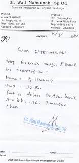 Cap surat dokter asli juga selalu konsisten dan menggunakan warna merah, biru, dan hitam. Contoh Surat Diagnosa Penyakit Dari Dokter Guru Paud