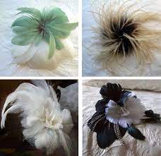 Someone Make A Headpiece With These Feathers Feather Flower Diy Hair Accessories Diy Fascinator
