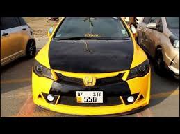 Honda Civic Reborn Fully Modified Pakwheels Gujrawala Auto Show Hd Honda Civic Honda Civic