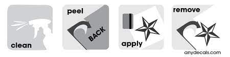 How to apply vinyl decal to car. Car Decals Car Stickers Vinyl Decals For Cars How To Apply Your Decal Installation Instructions Anydecals Com Car Window Stickers Die Cut Decals