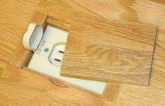 If a moveable table still put thru the hollow of the table leg, yet have a recessed power outlet to receive it. Floor Outlet Cover For Use In Wood Floors Floor Outlet Cover Floor Outlet Home Building Tips