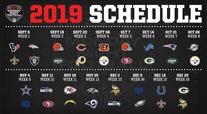 Nfl Monday Night Football Schedule 2019 Monday Night Football Monday Night Football