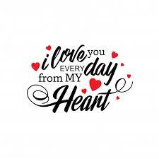 Перевод песни i love you — рейтинг: Free Vector I Love You Everyday From My Heart