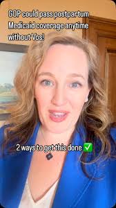 Republican legislators have the power to extend postpartum coverage to  women