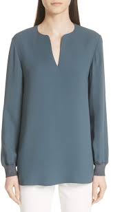 Lafayette 148 New York Roxy Silk Blouse Bluz Modelleri Ve Bluz