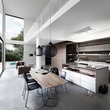 This stunning black and white kitchen is practically split in half: Black And White Kitchens 10 Of The Best Ideal Home