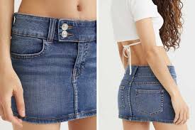 This TikTok-Viral H&M Denim Mini Skirt Is Selling Out
