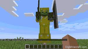 Makes you resistant to instant damage and poison. Use Command Block To Summon Giant With Golden Armor And Sword