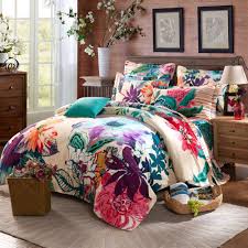 Has made a major comeback and transformed into something chic. Twin Full Queen Size 100 Cotton Bohemian Boho Style Floral Bedding Sets Girls Comforter Sets Duvet C Bedding Sets Bedding Sets Master Bedroom Chic Bedding Sets