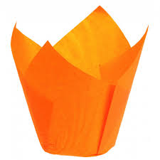 À la voix passive le participe passé du verbe conjugué s'accorde avec le sujet. Caissettes En Papier Tulipcup Orange Diam 5 Cm H 8 Cm Caissettes En Papier Pour Cupcakes