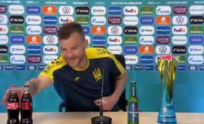 He's down for some new sponsorship deals. Ronaldo Coca Cola Yarmolenko Lui Le Toglie Io Le Metto Qui Video