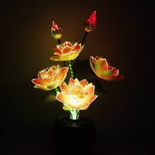 6 fiber optic flower nightlight lamps. Lotus Colourful Change Led Flower Fibre Optic Flower Vase Table Lamp Home Decor Lamps Lighting Ceiling Fans Home Garden