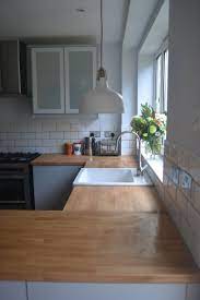 Maybe you would like to learn more about one of these? Kitchen Renovation Reveal Ikea Veddinge Grey Kitchen With Wood Worktop And White Subway Tiles Kitchen Design Small Kitchen Renovation Wood Worktop