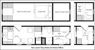 The walls are framed with 2x4s and the floor and roof are framed with 2x6s. Simple Tiny House Plan Novocom Top