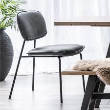 Whether your space is formal or casual, explore kitchen chair styles that make a statement in your home. Martin Grey Faux Leather Dining Chairs Pair Modish Living