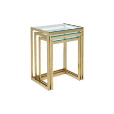 Get the best deals on nested tables. Meerut Nest Of Tables 3pcs Gold Living Room From Breeze Furniture Uk