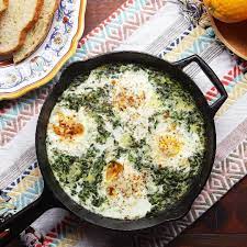 Creamy One Pot Spinach And Egg Breakfast Recipe By Tasty Recipe Spinach And Eggs Breakfast Recipes Egg Recipes For Breakfast