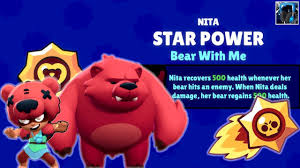 Nita strikes her enemies with a thunderous shockwave. Asmr Brawl Stars Nita S Bear With Me Star Power Youtube
