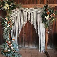 Macrame Wedding Backdrop For Boho Wedding Decor Etsy Weddingdecoration Macrame Wedding Backdrop Boho Wedding Backdrop Boho Wedding Decorations