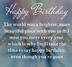 This time only words have that power to shows your love to your. Happy Birthday In Heaven Quotes Poems Beitrage Facebook
