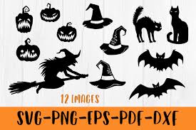 Download Halloween Clipart Silhouette Graphic By Greenwolf Art Creative Fabrica