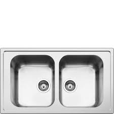 Lavandino della cucina lavandino vintage lavandino lavandino smaltato lavandino lavandino nuovo, moderno lavandino con staffe. Lavelli In Acciaio Inox Smeg Italia